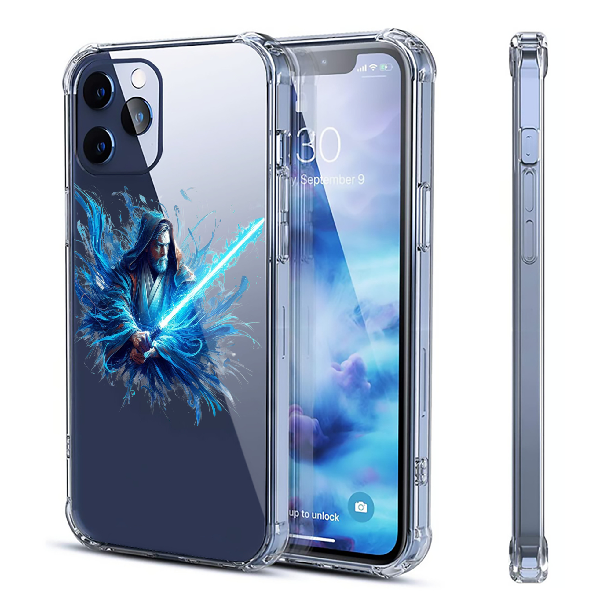 （画像用） スター・ウォーズ Star Wars 【iPhone 12シリーズ対応】透明スマホケース（クリアソフトケース）